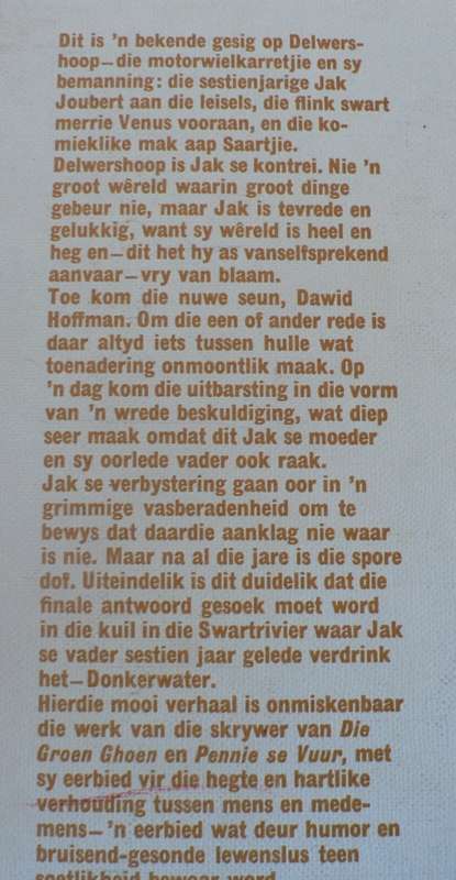 Donkerwater deur P.H. Nortje