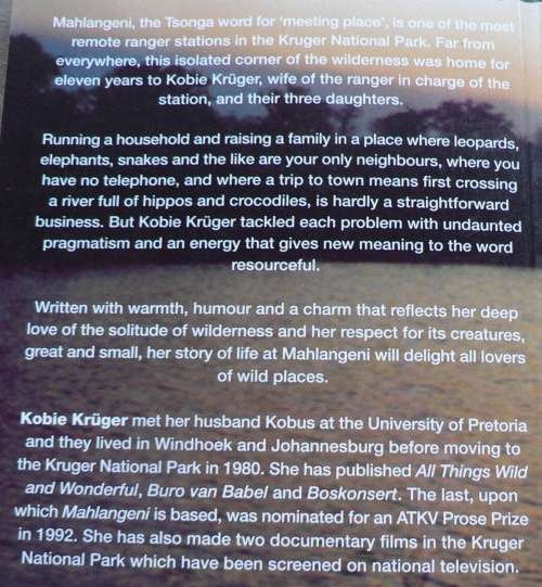 2 South African nature books by Kobie Kruger