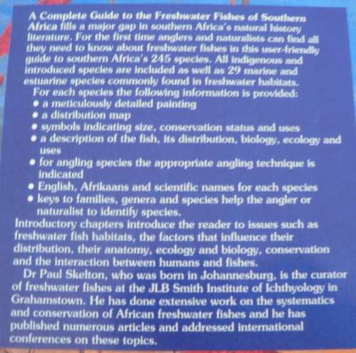 A Complete guide to the freshwater fishes of Southern Africa by Paul Skelton