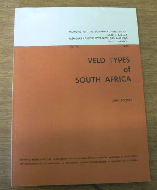 The Veld types of South Africa(South African nature book)