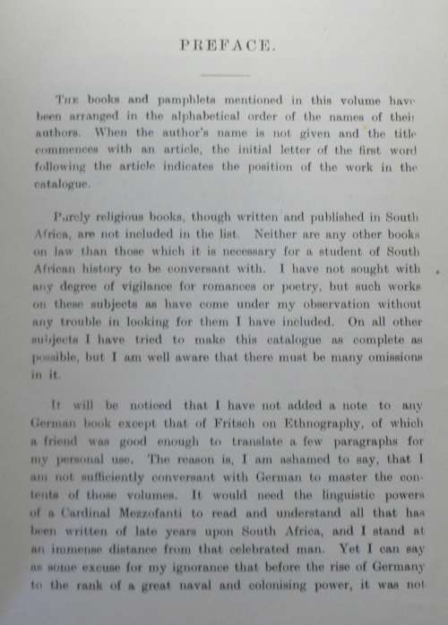 Catalogue of South African books and pamphlets by George McCall Theal