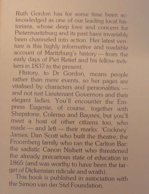 The place of the Elephant by Ruth Gordon(Pietermaritzburg history)