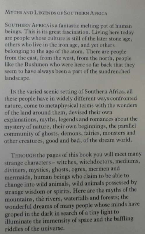 Myths and Legends of Southern Africa by Penny Miller