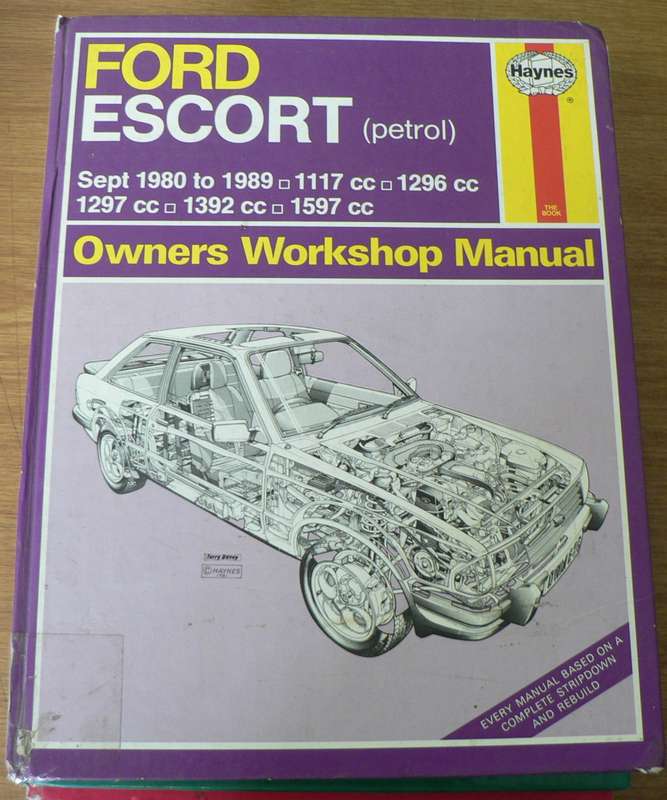 Haynes, workshop manual: Ford Escort petrol 1980-1989