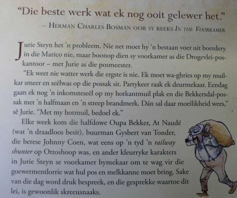 `n Bekkersdal marathon en ander voorkamerstories deur Herman Charles Bosman
