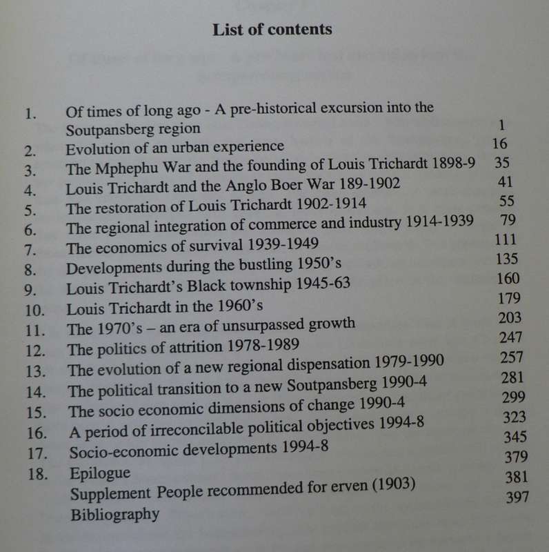 Townspeople of the  Soutpansberg by Johan W. M. Tempelhoff(beautiful bushveld country history)