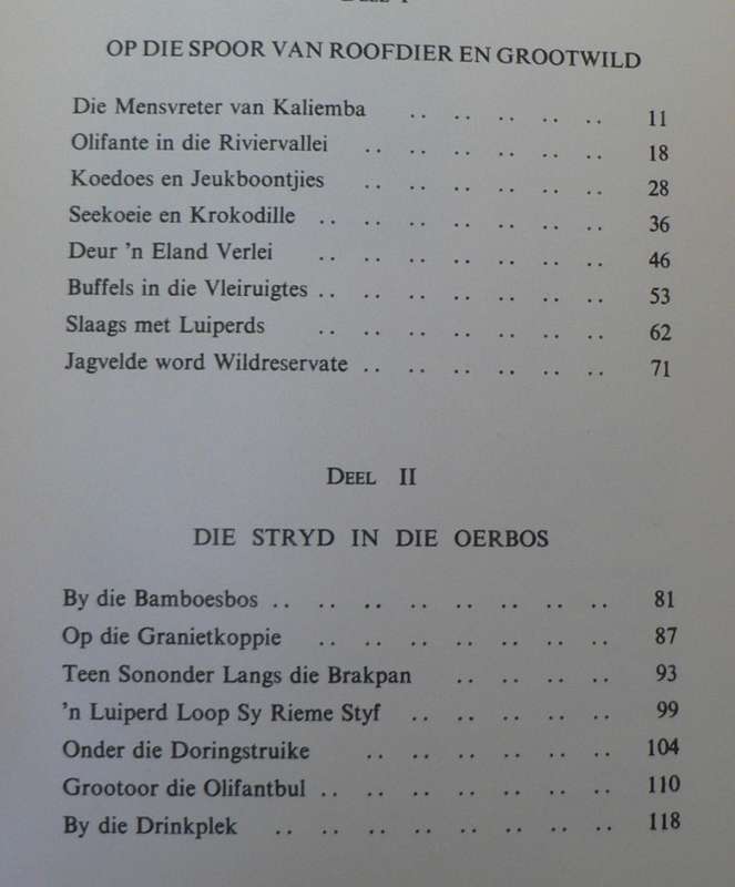 3 X Afrikaanse jagboeke(jagboeke in Afrikaans)