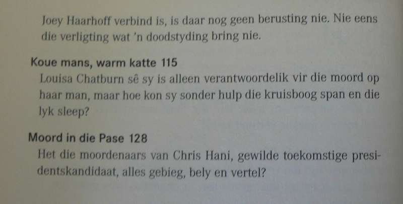 Riller in die raaisel deur Chris Karsten(Afrikaans ware misdaad)