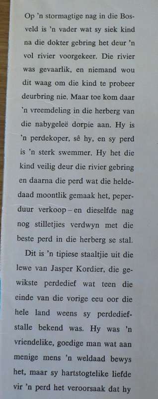 Die Perdedief deur H.J. Vermaas