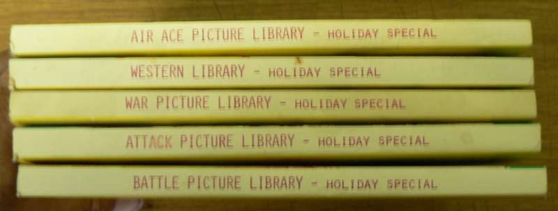 5 X Battle/War Picture library type books(look at the photo)