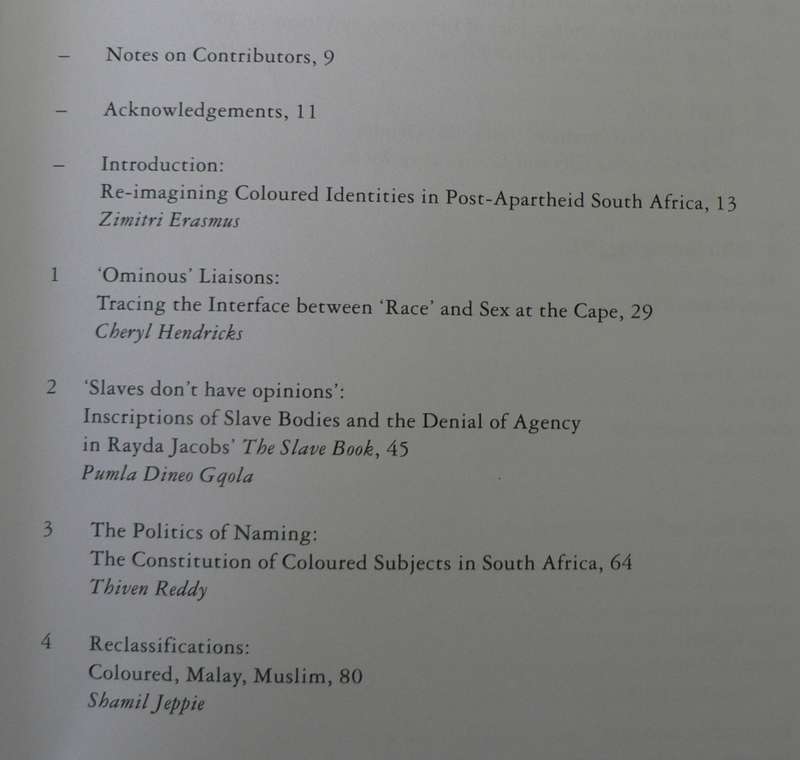Coloured by history, shaped by place(Coloured identity in Cape Town)