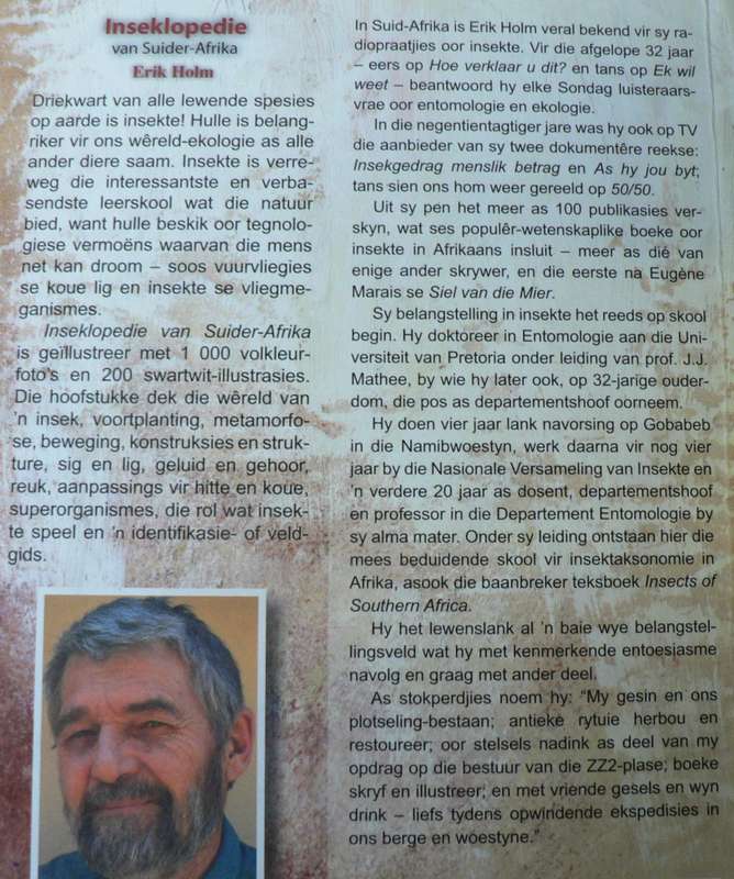 Inseklopedie deur Erik Holm (pragtig)