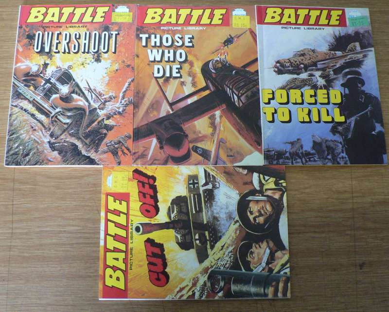 4 X Battle Picture library type books(look at the photo)(lot 5)