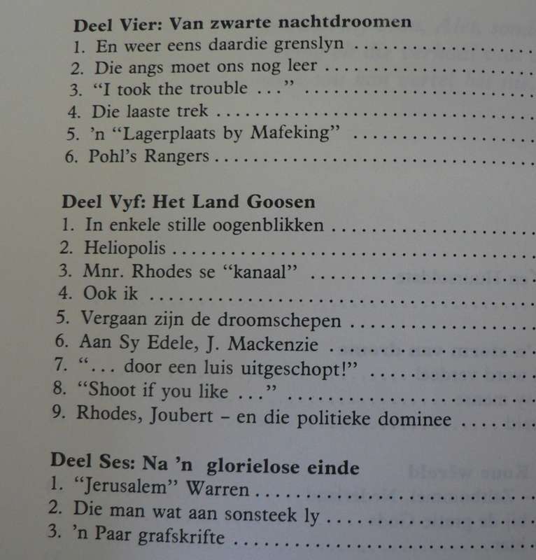 Op `n storm van drome deur A. du Toit(republiek Stellaland en Goosen)