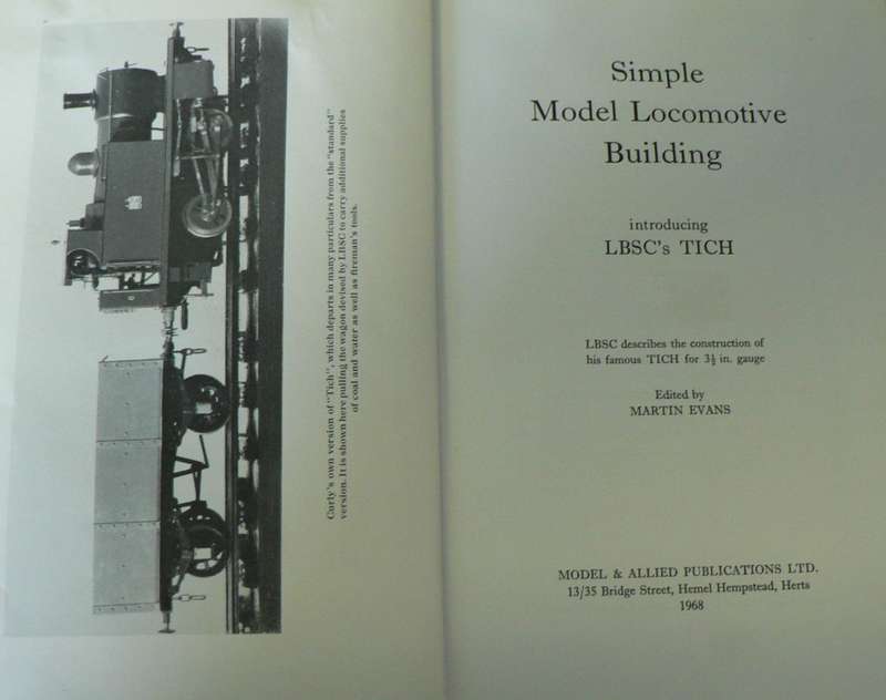 Modern locomotive building... introducing LBSC`s Tich