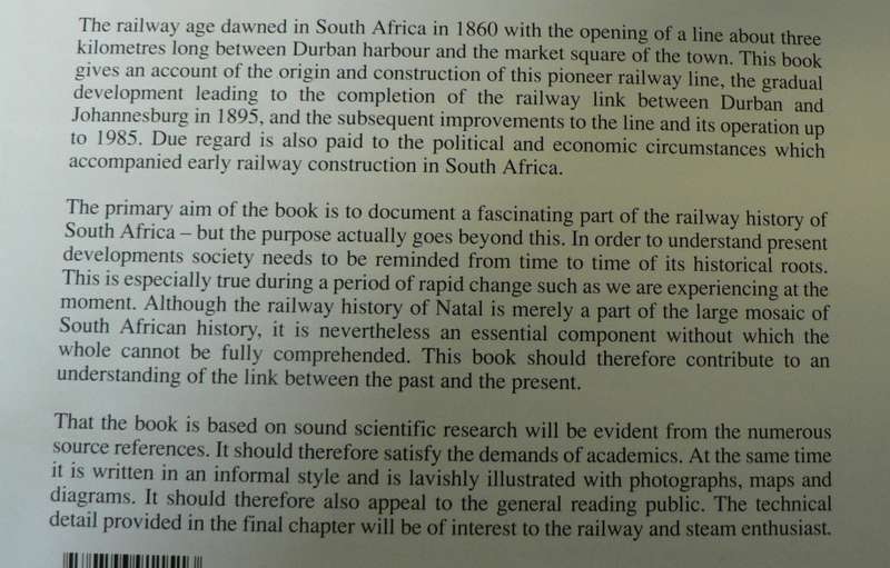 The Natal mainline story by Heydenrych and Martin(early Natal railways)