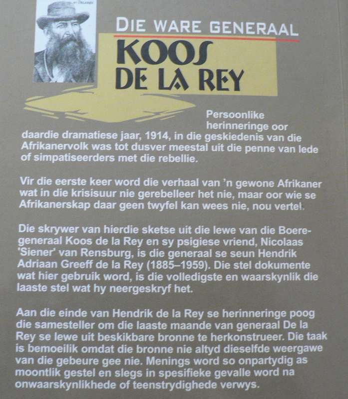 Die ware generaal Koos de la Rey deur Hennie de la Rey