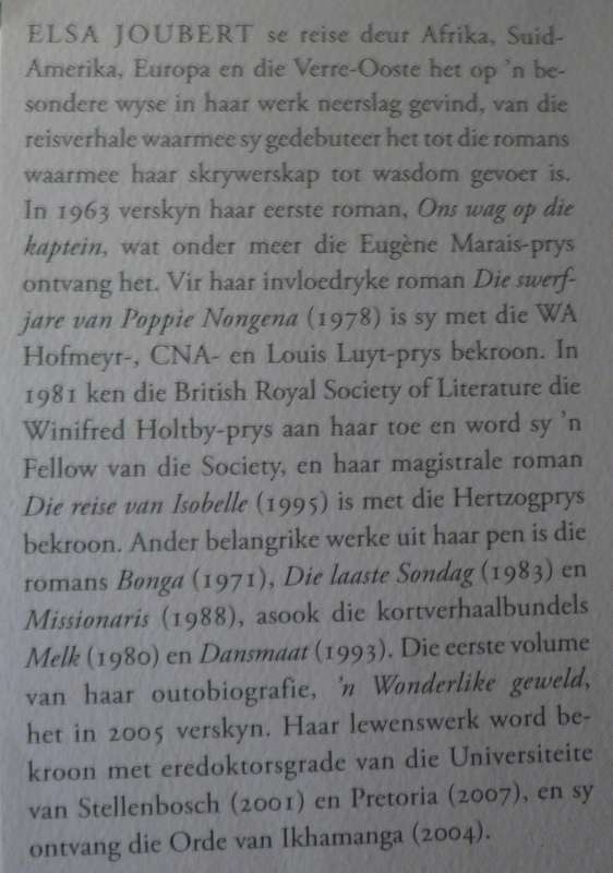 Reisiger deur Elsa Joubert(mooi 1ste uitgawe)