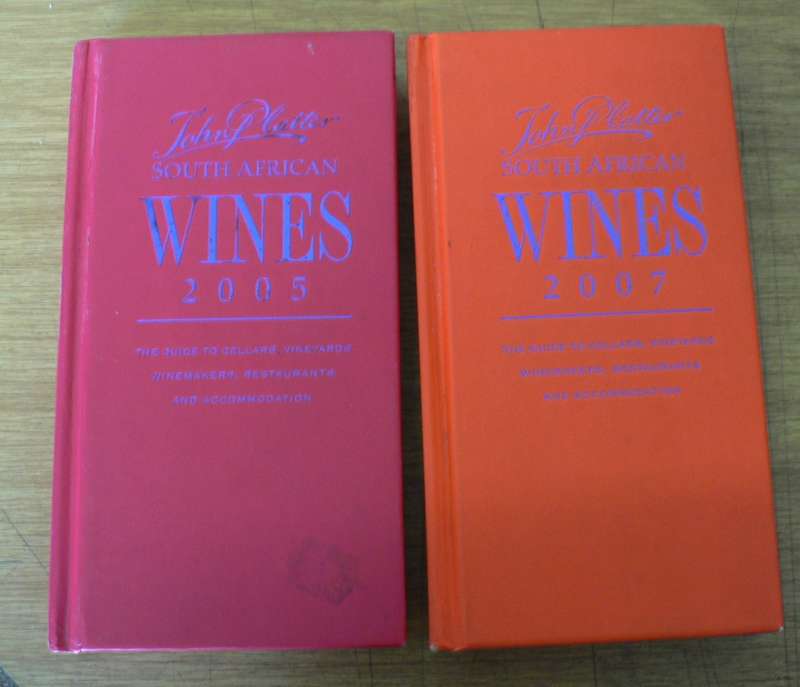 2 x John Platter`s South African Wine Guide (2005 and 2007)