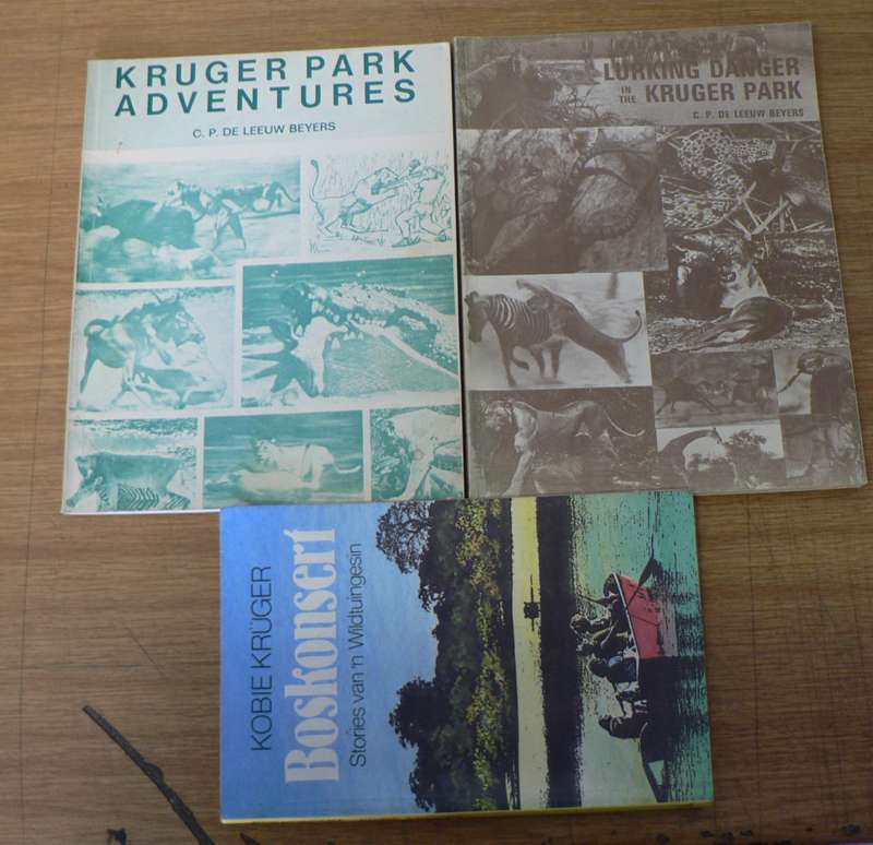 3 X Pragtige Kruger wildtuin boeke