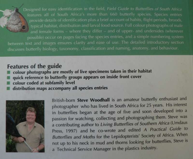 Field guide to butterflies of South Africa by Steve Woodhall