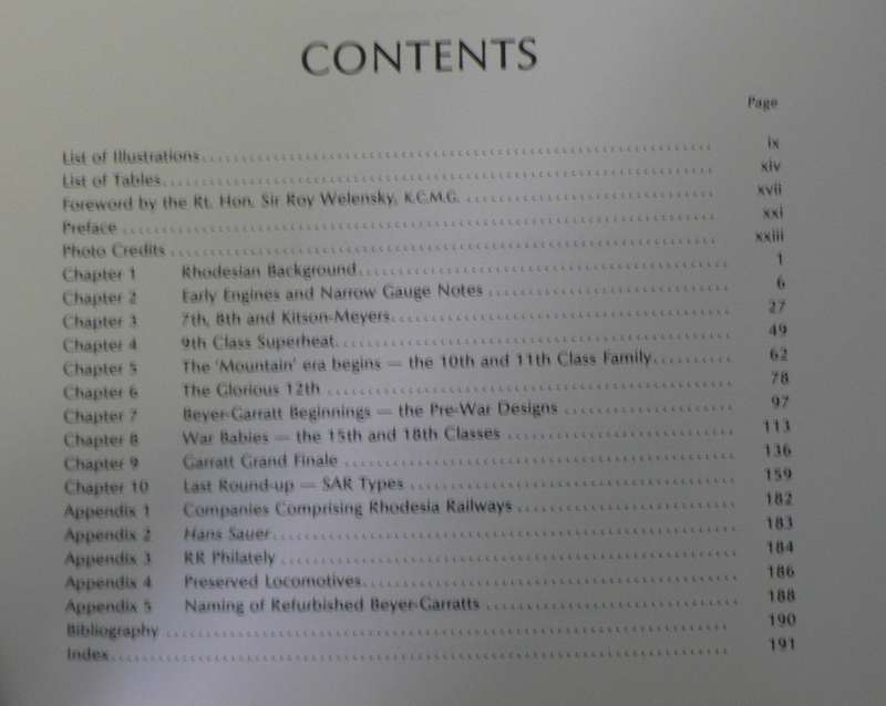 The steam locomotives of Rhodesia Railways 1892-1979 by E.D. Hamer