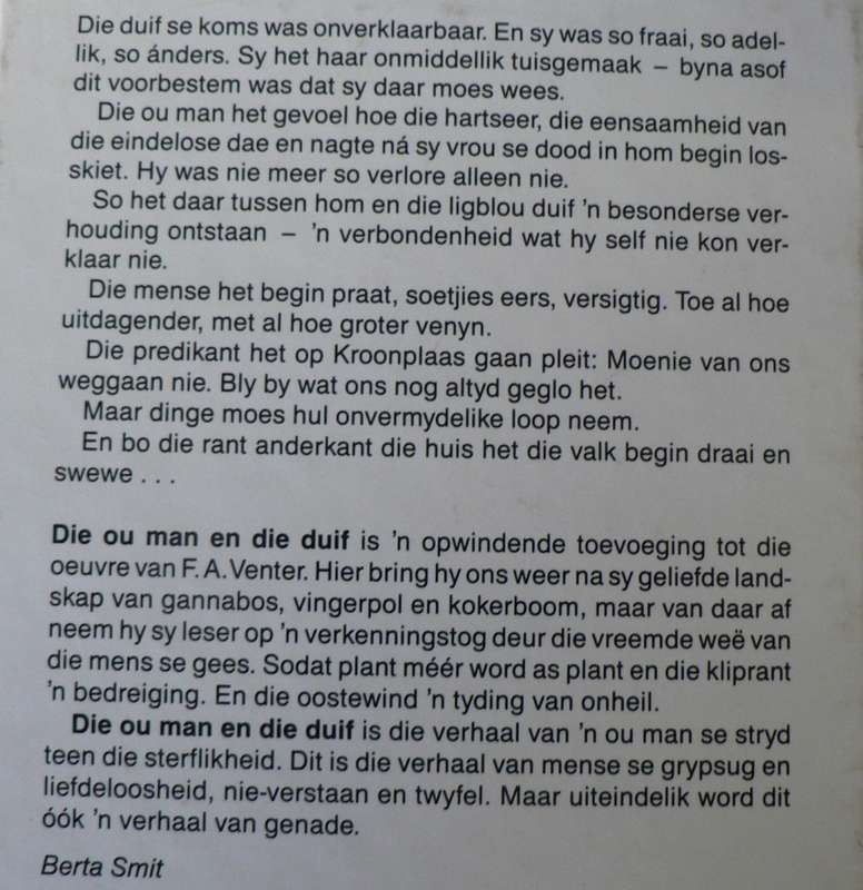 Die ou man en die duif deur F.A. Venter