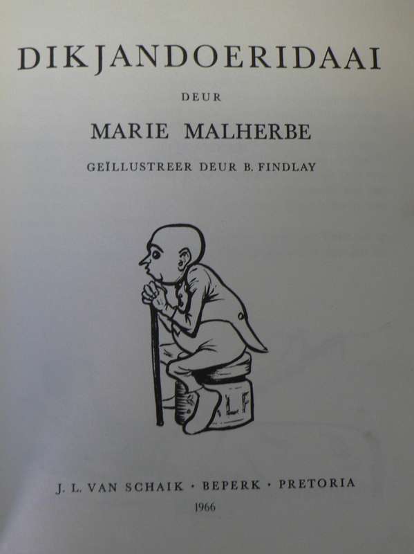 Dikjandoeridaai deur Marie Malherbe (pragtige ou Afrikaanse kinderboek)
