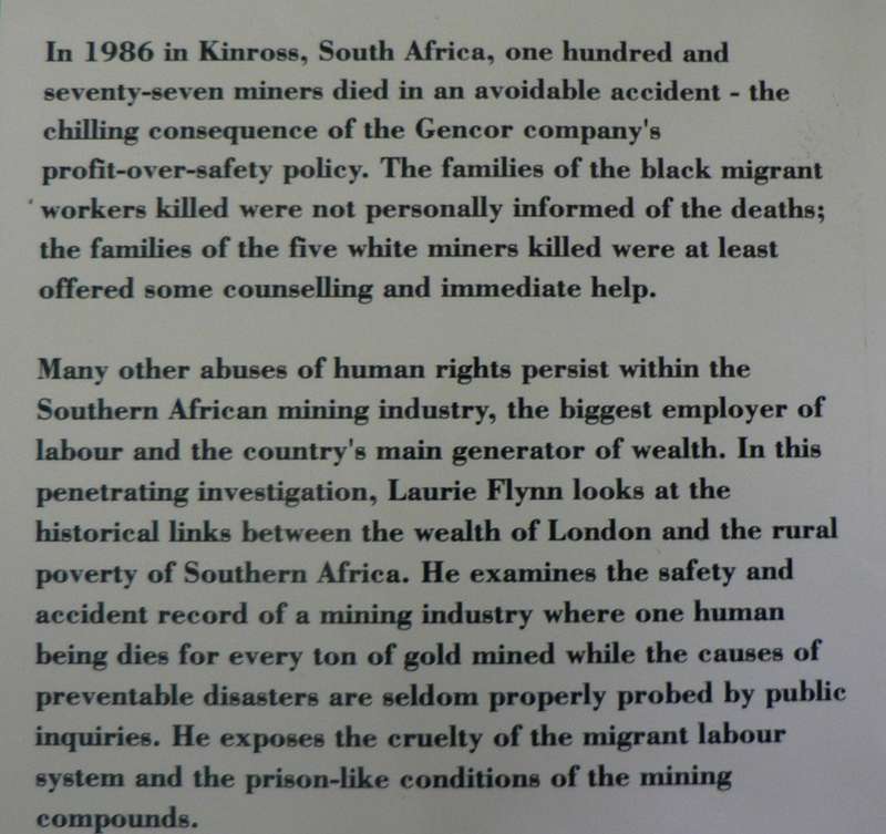 Studded with diomonds and paved with gold by Laurie Flynn(SA mining)