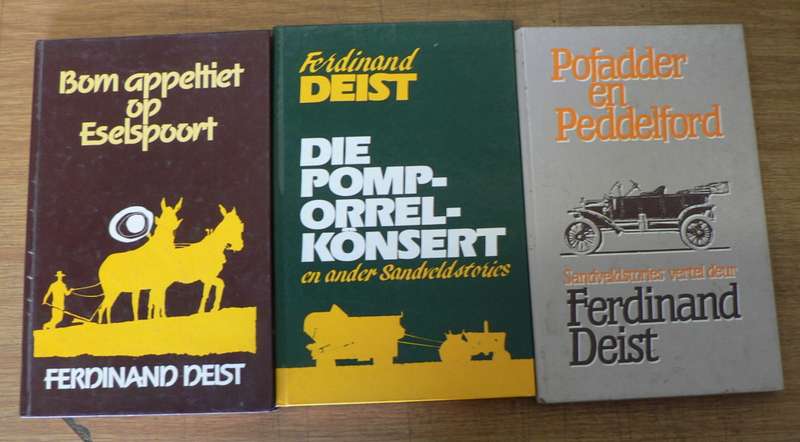 3 x Ferdinand Deist kontreiboeke (Al drie sy Sandveldstories boeke)
