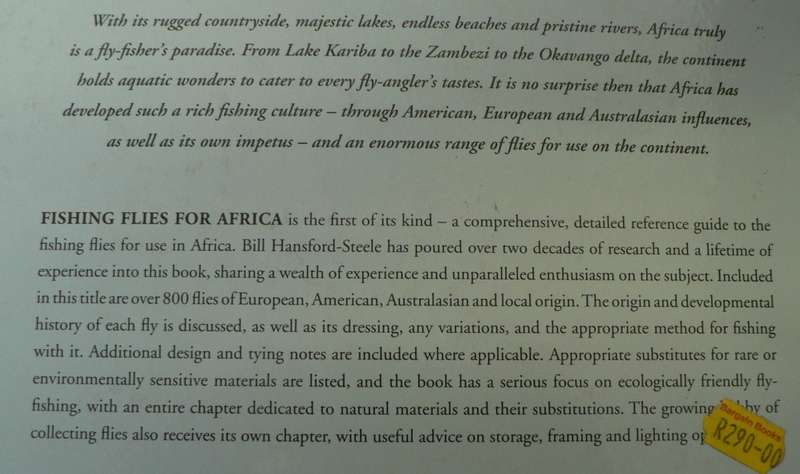 Fishing Flies for Africa by Bill Hansford-Steele(fly fishing)