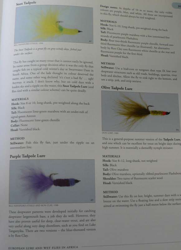 Fishing Flies for Africa by Bill Hansford-Steele(fly fishing)