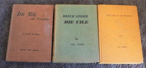 Drie x Uile boeke deur Cor Dirks