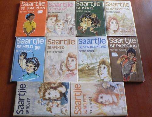 SAARTJIE BOEKE X 10 deur BETTIE NAUDE.