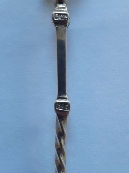 A rare Dutch solid silver presentation spoon (shooting award). Bisley, 1948.