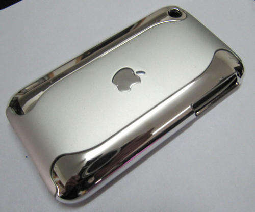 Silver Chrome Hard Case Cover for Iphone 3G 3GS