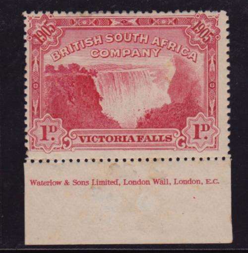 BSAC VICTORIA FALLS ONE PENNY IMPRINT MINT - SCARCE