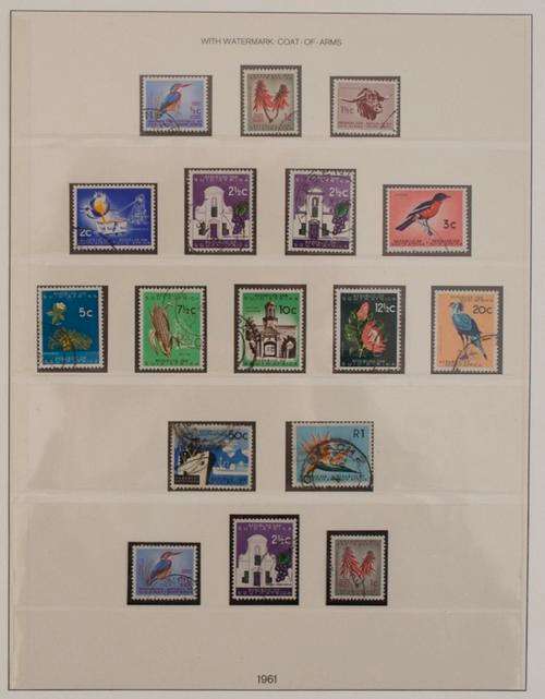 SA/RSA ON LINDNER PAGES - COMPREHENSIVE COLLECTION OF EARLY RSA DEFINITIVES - APPROX 75 PAGES