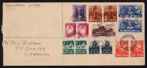 VERY SCARCE COVER - COMPLETE LARGE WARS SET ON COVER - CANCELLED 26 JAN 1942
