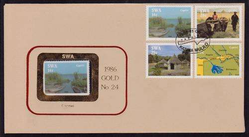 SWA GOLD FDC #24 - LIMITED EDITION #108 OUT OF ONLY 150 ISSUED