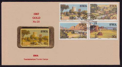 SWA GOLD FDC #20 - LIMITED EDITION #109 OUT OF ONLY 150 ISSUED