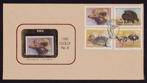 SWA GOLD FDC #8 - LIMITED EDITION #3 OUT OF ONLY 150 ISSUED