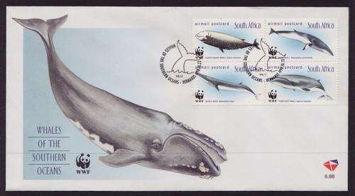 WHALES OF THE SOUTHERN OCEANS FDC #6.88