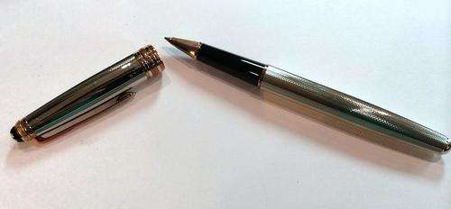 Montblanc Meisterstück Solitaire 163 Sterling Silver Rollerball 1924 Anniversary Limited Edition
