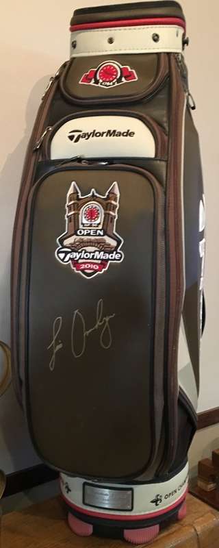 Official British Open 2010 TaylorMade Golf Bag - signed