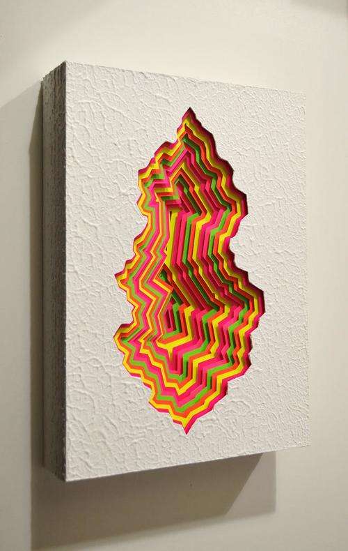 ORIGINAL ARTWORK CRACK BY DANIEL DU PREEZ 210 x 295 x 40