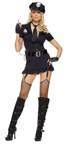 2010 sexy lingerie- cosplay costume-sexy policewoman -free shipping