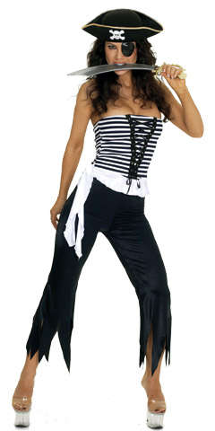 2010 sexy lingerie- cosplay costume-sexy pirate -free shipping