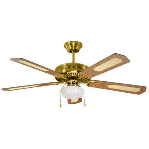 CEILING FAN 5 BLADES WITH 1 LIGHT SACO