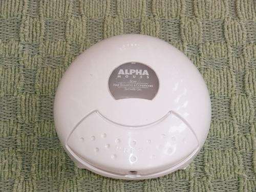 Alpha Mouss liquid soap dispensers.